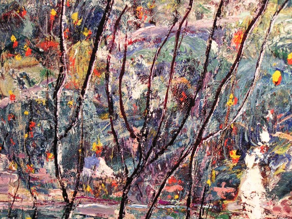 Autum leaves by Ernest Lawson